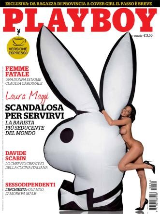 Foto | La Sexy Barista Laura Maggi Completamente Nuda su Playboy